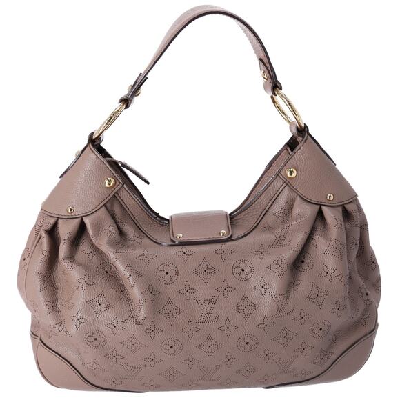 Louis Vuitton Monogram Mahina Solar PM Shoulder Bag M93445 Poudre Taupe Leather - Picture 5 of 12